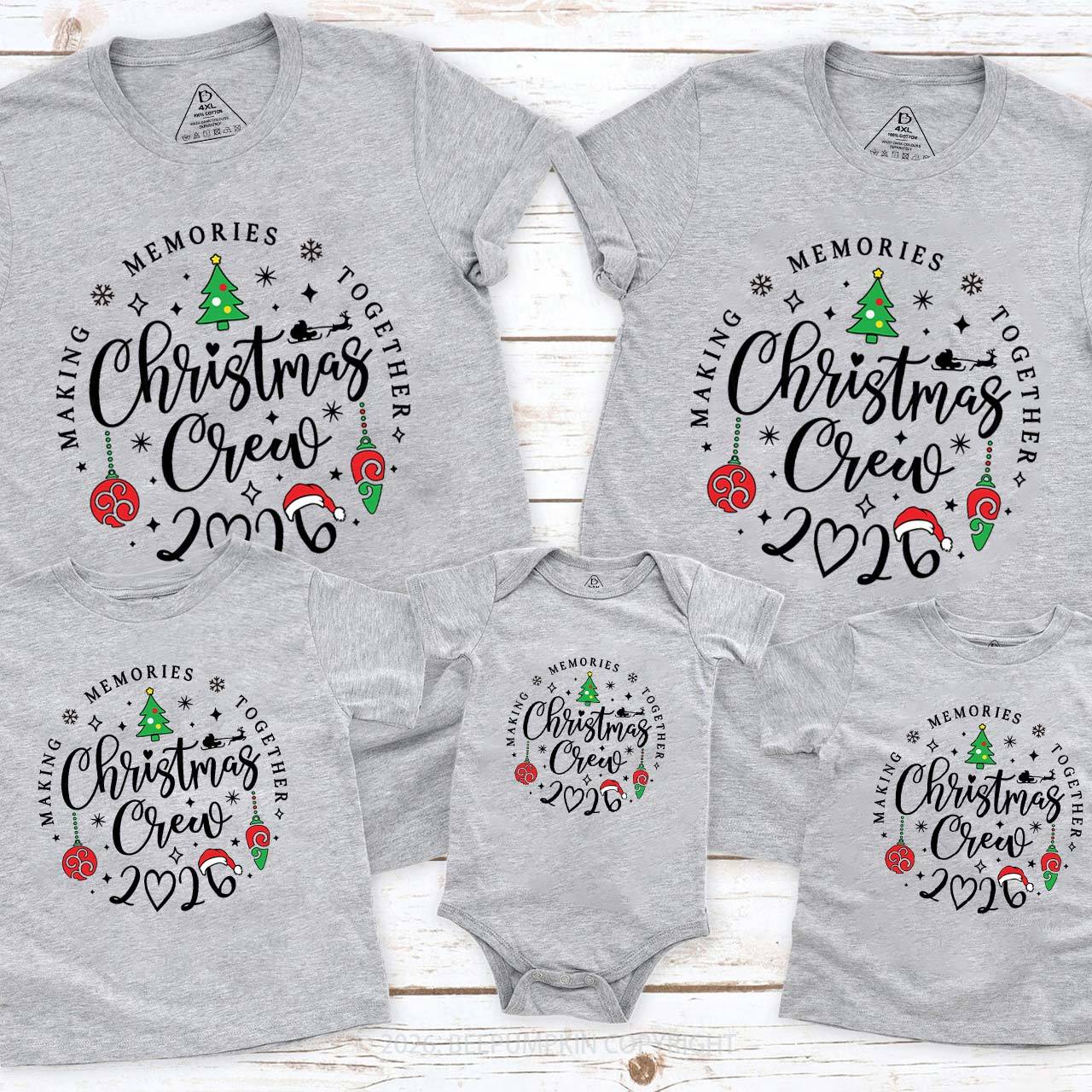Making Memories Together 2026 Family Christmas Shirts Beepumpkin