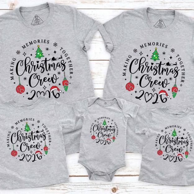 Making Memories Together 2026 Family Christmas Shirts Beepumpkin