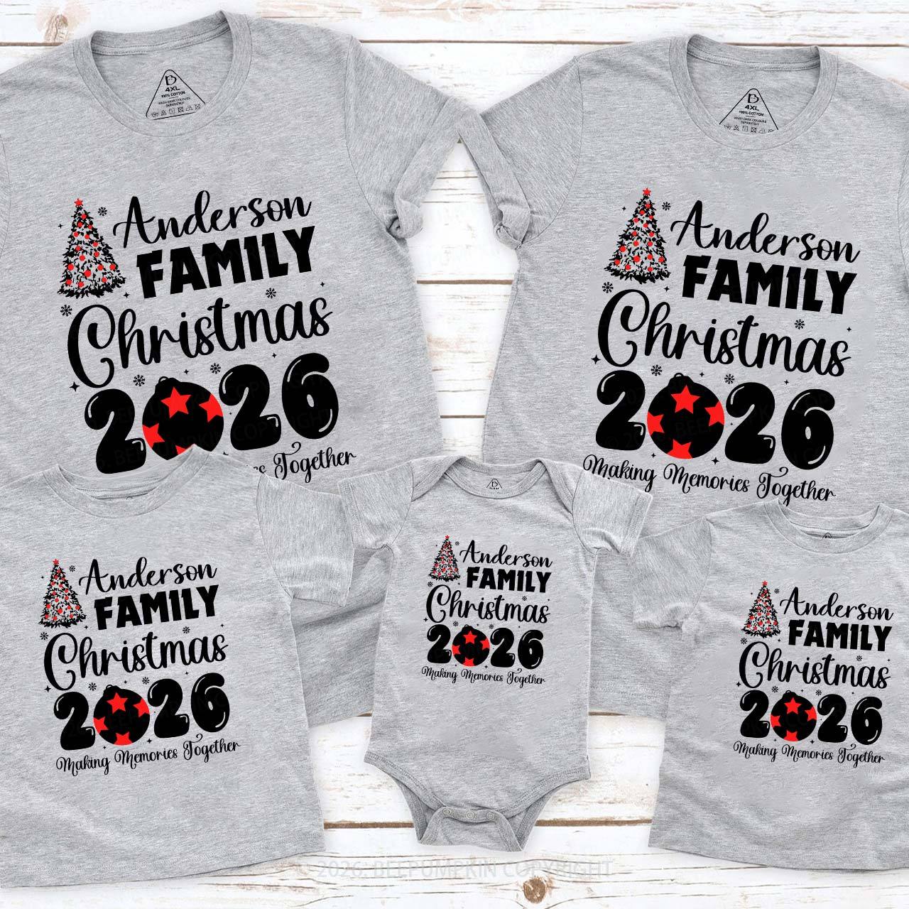 2026 Custom Making Memories Family Christmas Shirts Beepumpkin