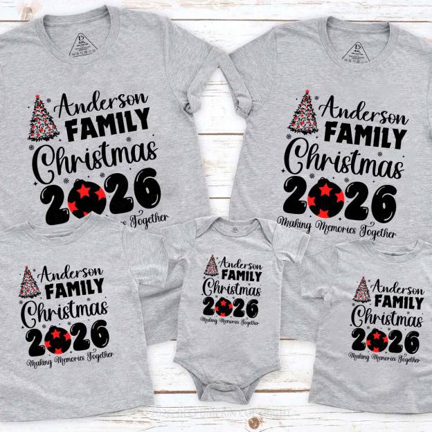 2026 Custom Making Memories Family Christmas Shirts Beepumpkin