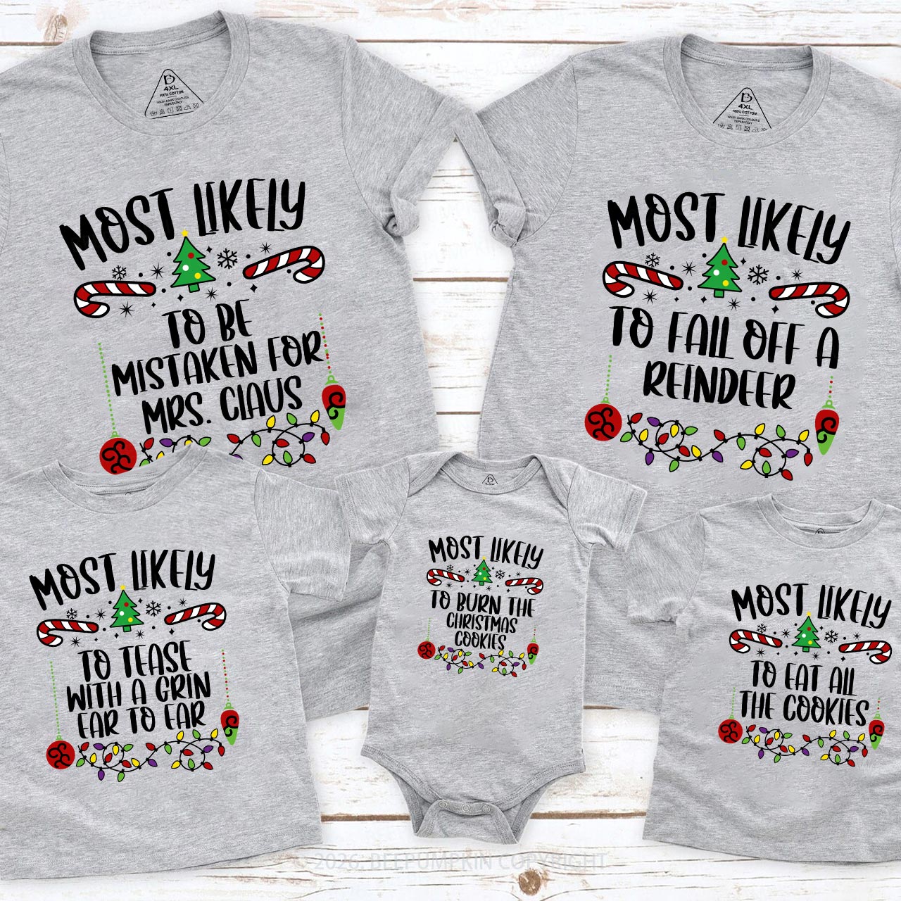 47 Quotes Funny Most Likely To Christmas Family Matching Shirts