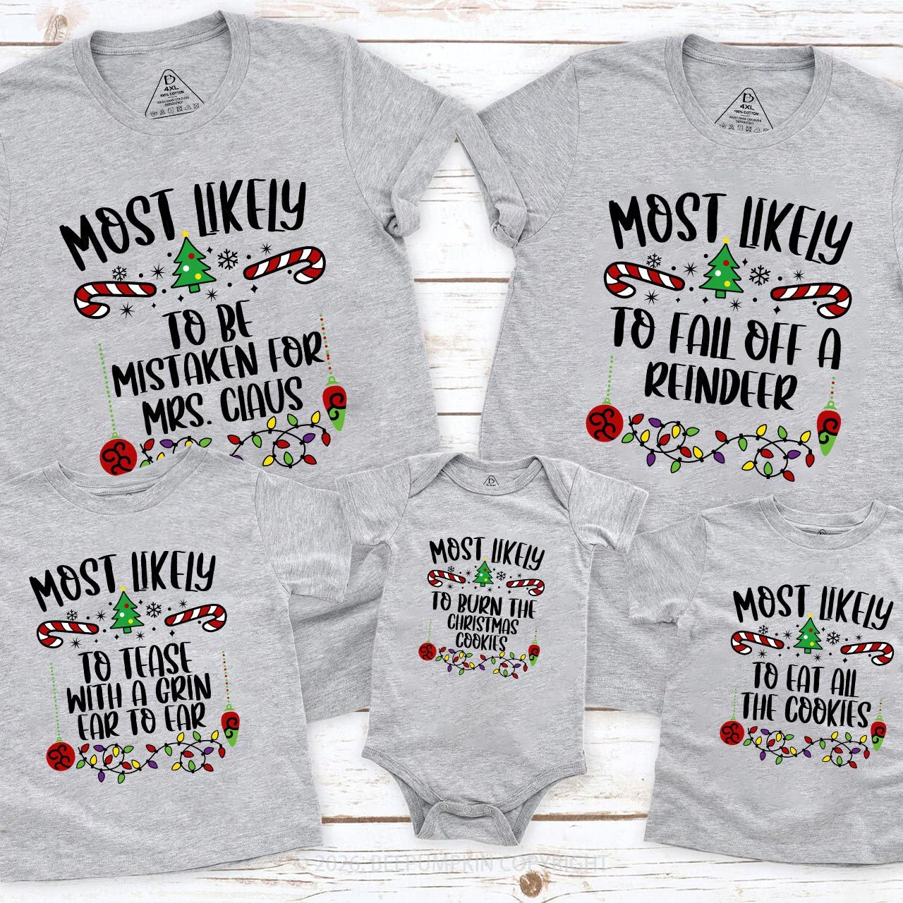 47 Quotes Funny Most Likely To Christmas Family Matching Shirts