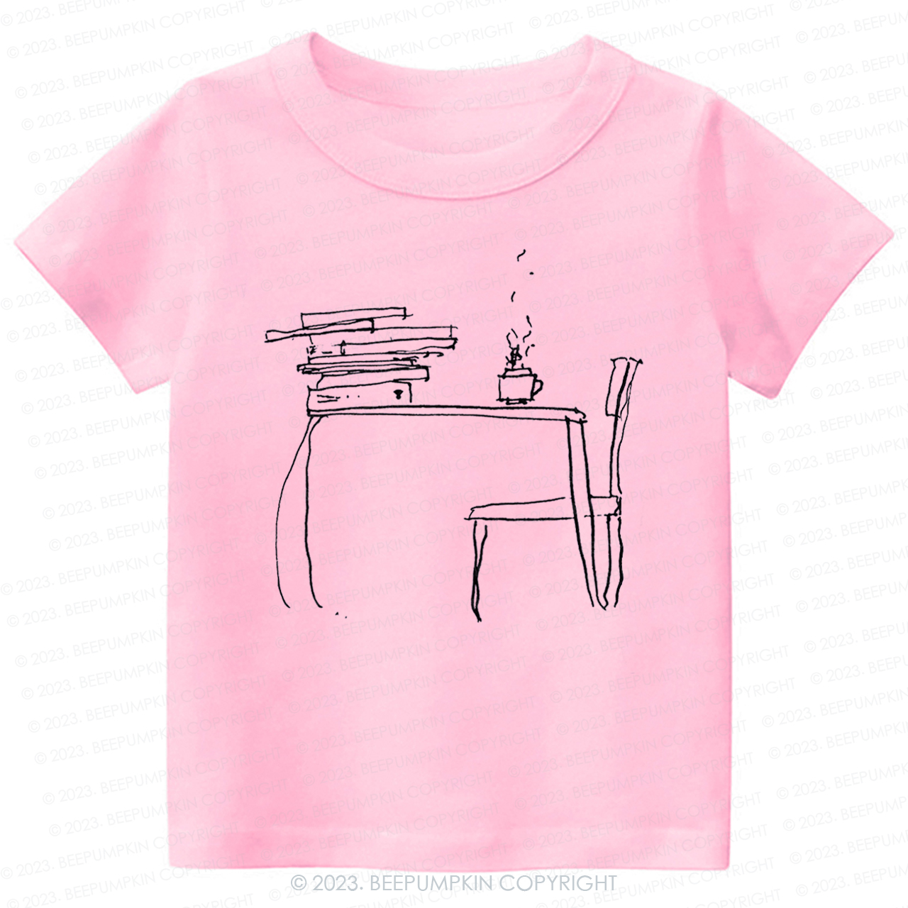 Literary Coffee Book Lover Kids Shirt