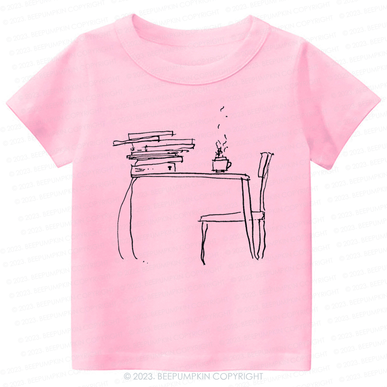 Literary Coffee Book Lover Kids Shirt