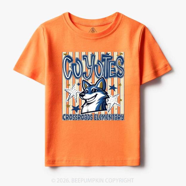 Personalized School Name Mascot Team Spirit Toddler&Kid's Tees