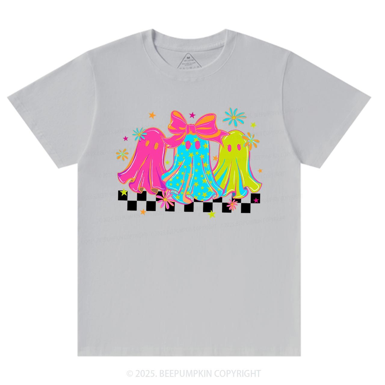 Halloween Ghost Neon T-Shirts Beepumpkin