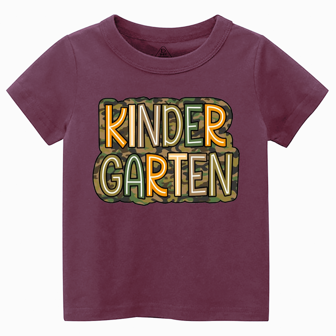 Personalized Camouflage Grade Toddler&Kid's Tees Beepumpkin