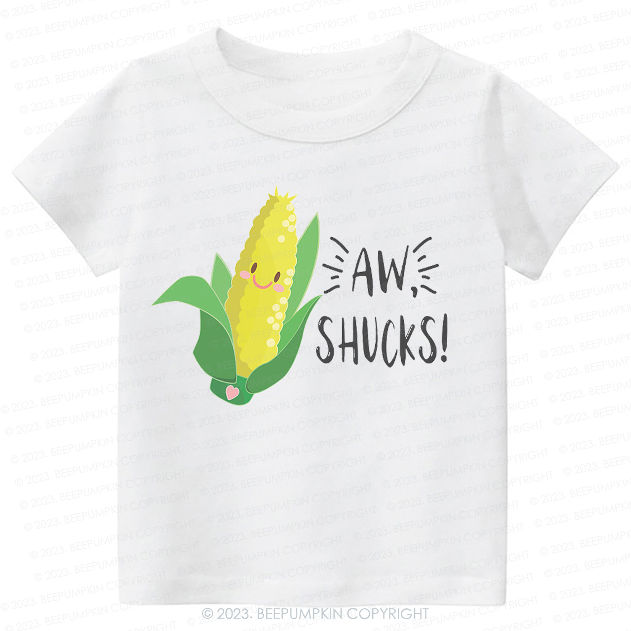 Funny AW- Shucks Corn Kids Shirt