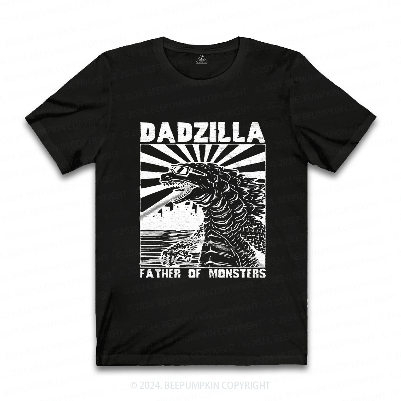 Dadzilla Father Of Monster Dad T-shirt