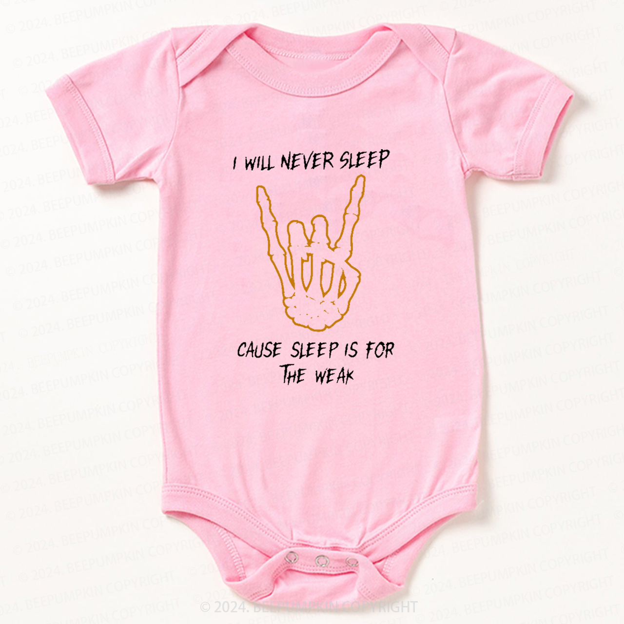 I Will Never Sleep Cause Sleep Is For The Weak Bodysuit For Baby 7