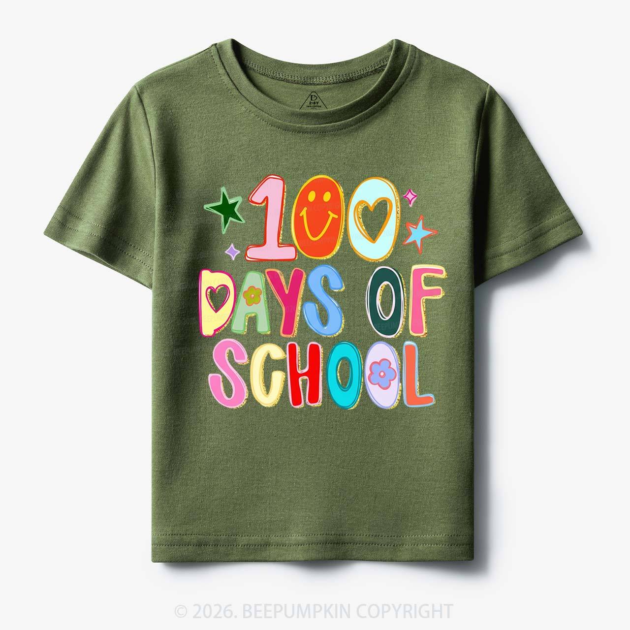 Color Pop 100 Days Brighter Toddler&Kid's Tees