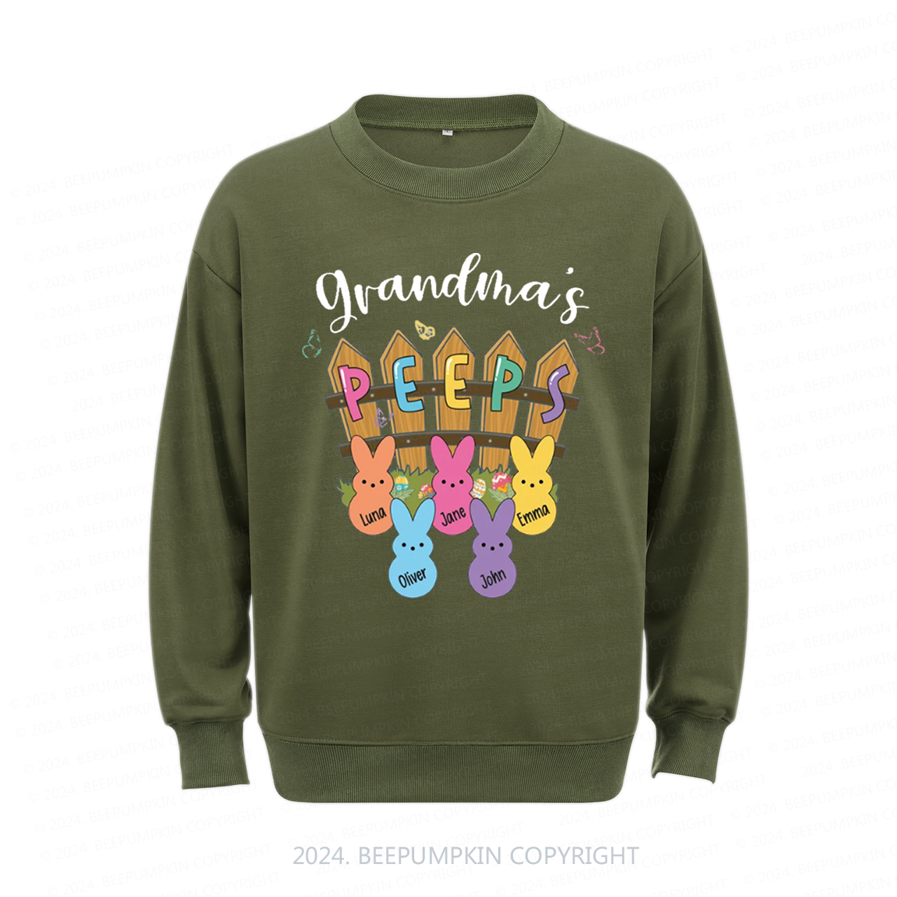 Personalized Granma's Peeps Sweatshirt