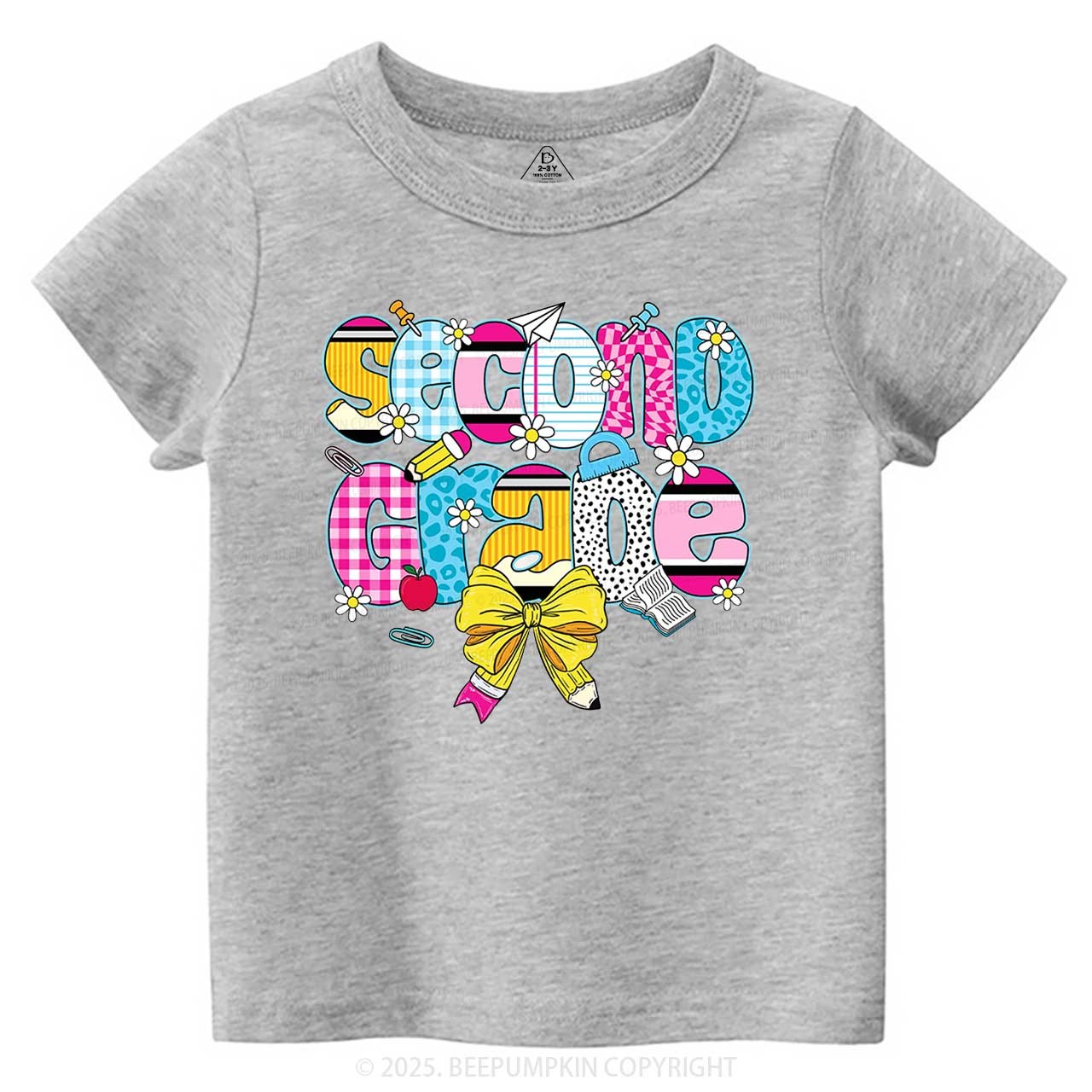 Personalized Checkered Sublimation Toddler&Kid's Tees Beepumpkin