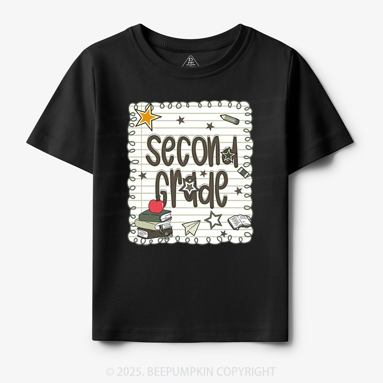 Personalized Starry School Days Toddler&Kid's Tees Beepumpkin