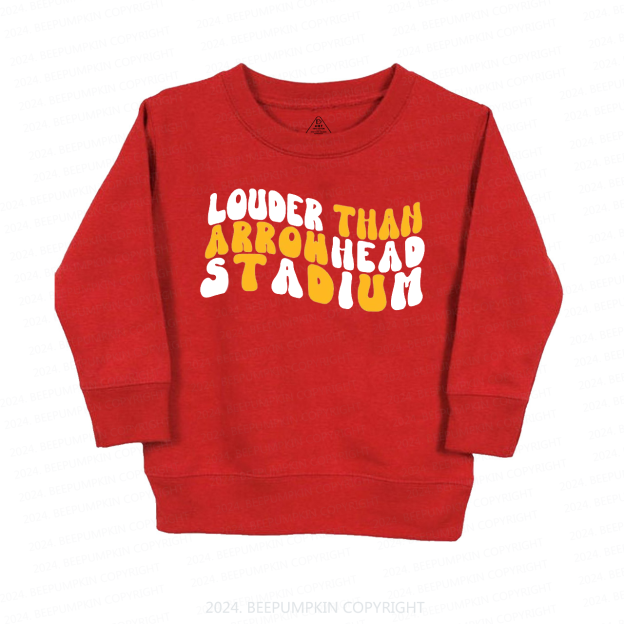 Louder Than Stadium KC Kids Sweatshirt