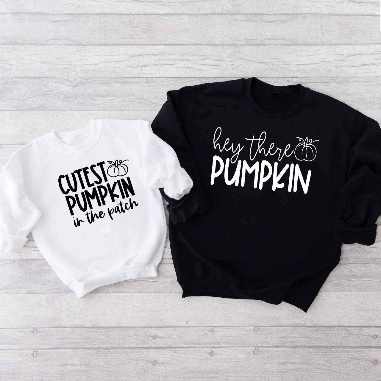 Hey There Pumpkin Family Matching Sweatshirts