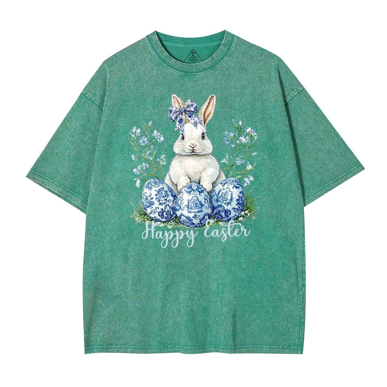 Grand Millennial Easter Mama Washed T-Shirts