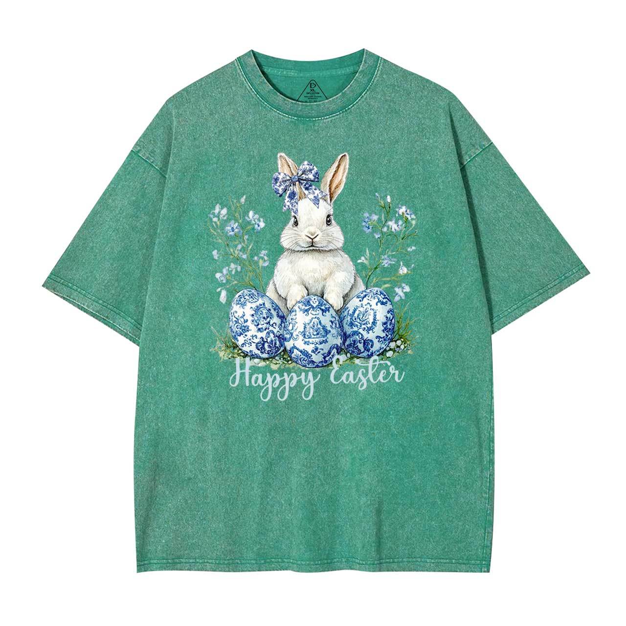 Grand Millennial Easter Mama Washed T-Shirts