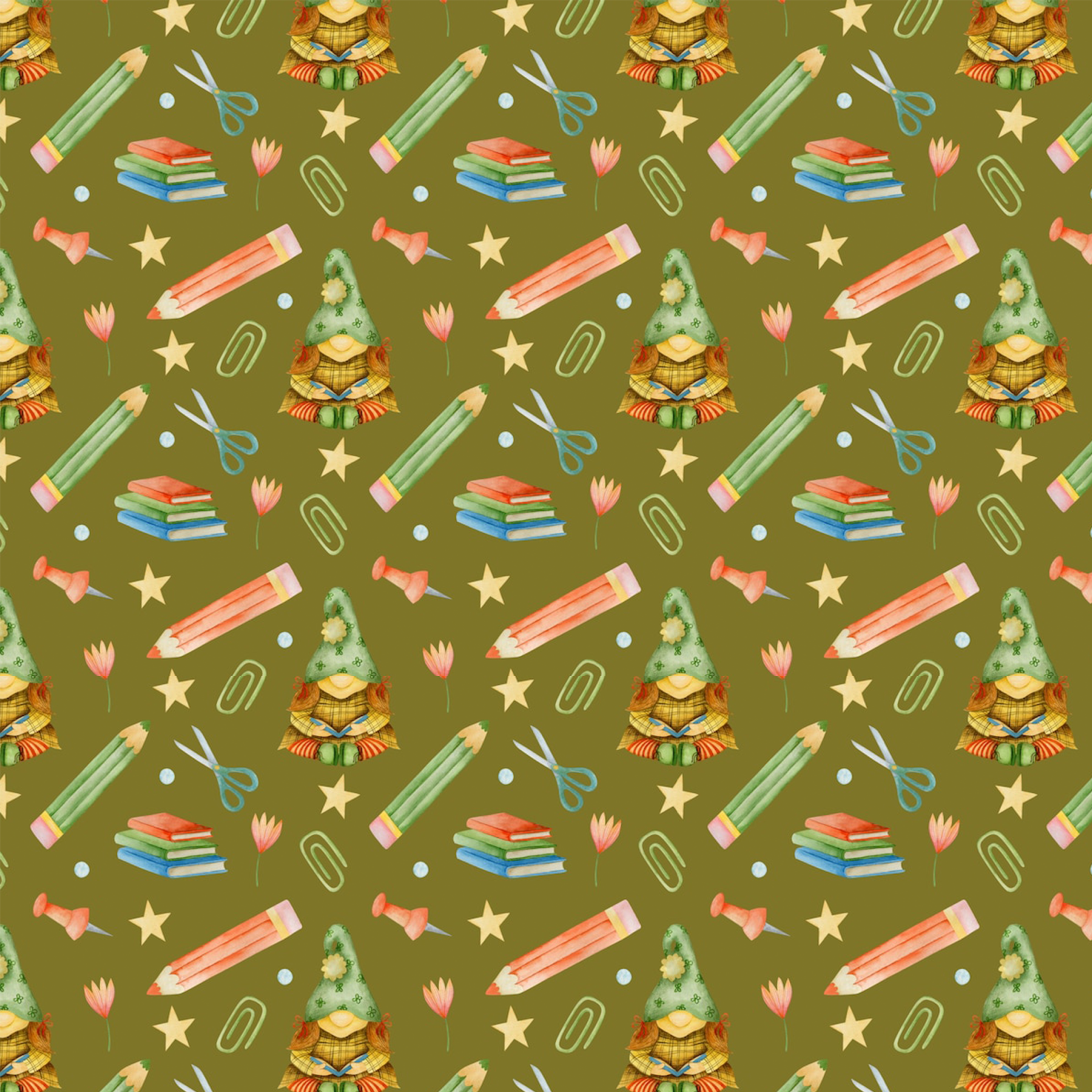 Reading Elf All Over Print Kids Tees