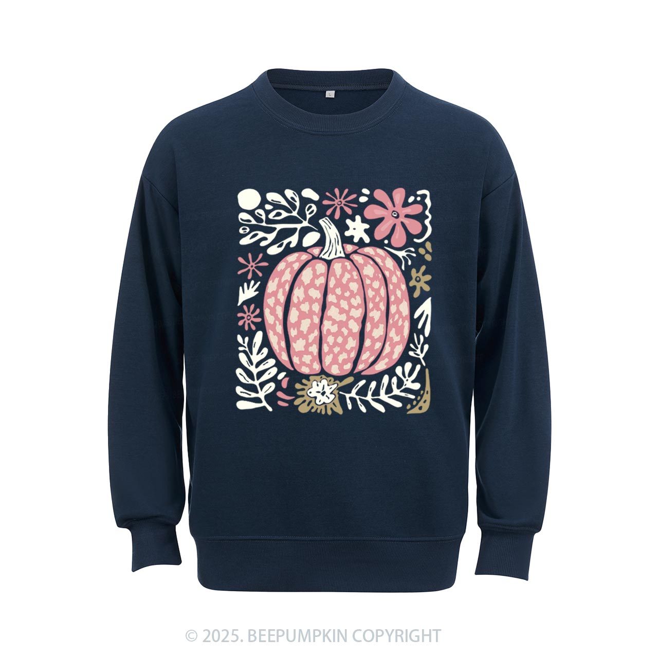 Leopard Pink Pumpkin Sweatshirt Beepumpkin