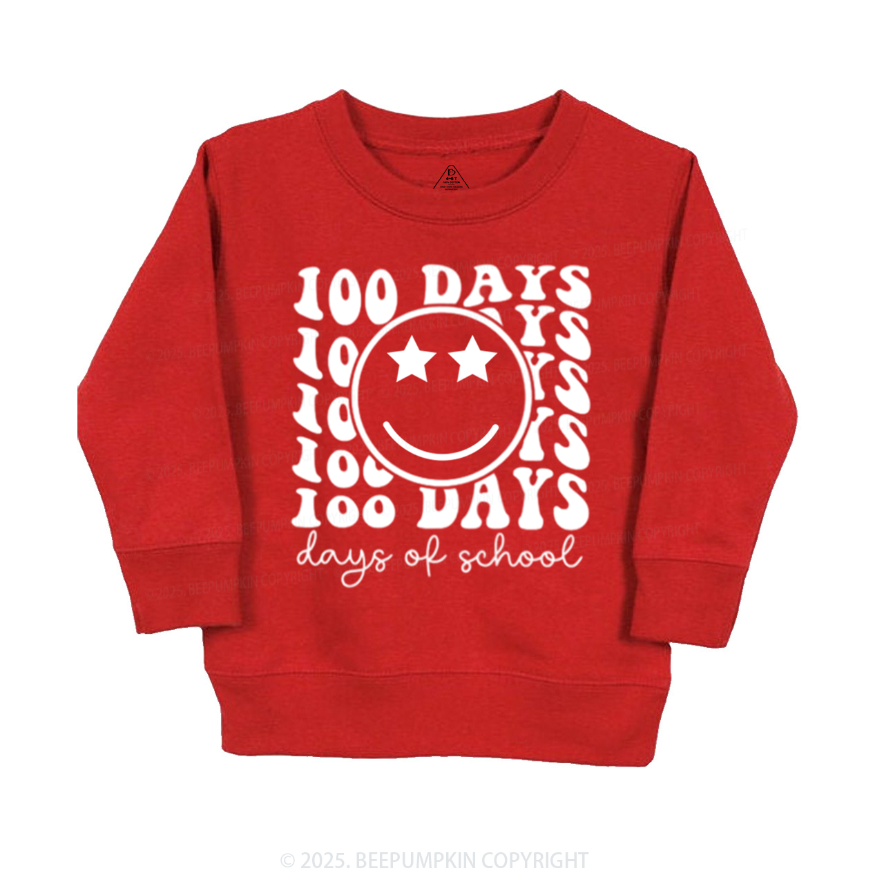 100 Days Of School Kid's Sweatshirt