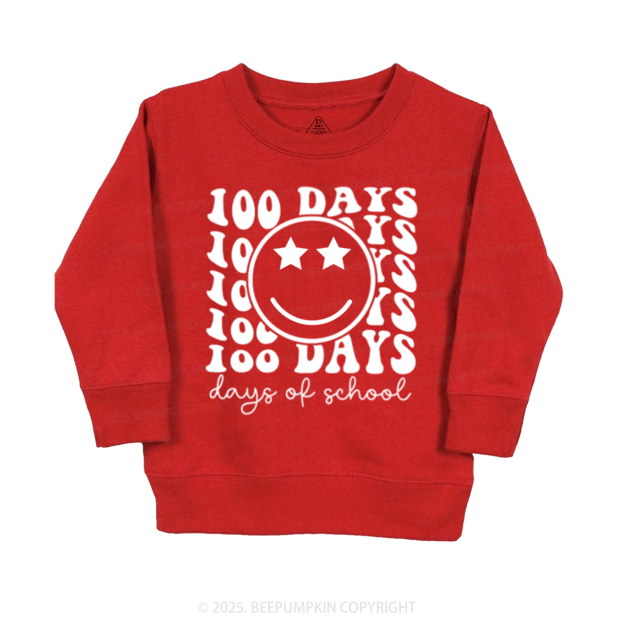 100 Days Of School Kid's Sweatshirt