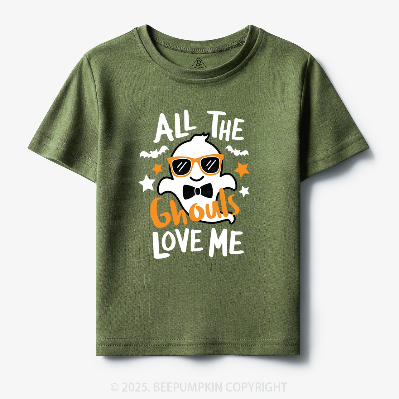 Personalized Halloween Cute Ghost and Pumpkin Toddler&Kid's Tees Beepumpkin Sale-Beepumpkin™