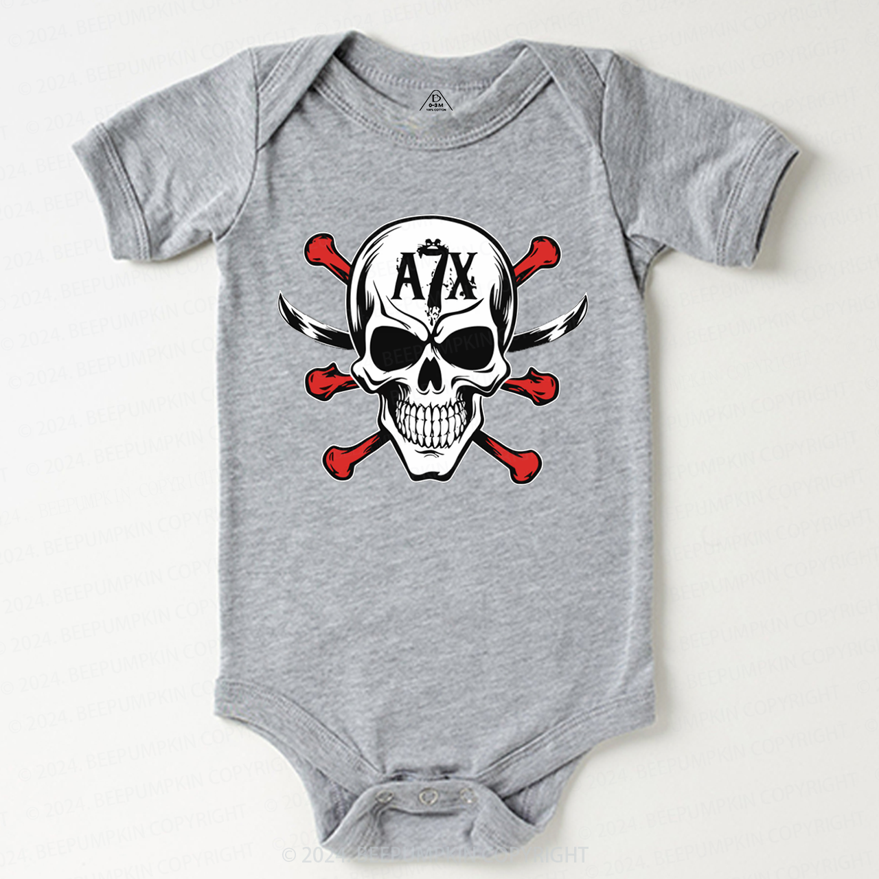 America Heavy Metal Band Baby Bodysuit 7