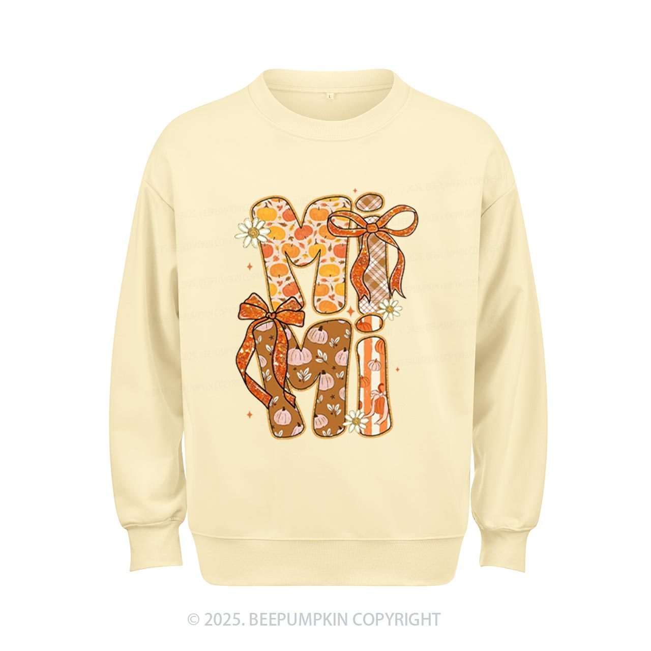Personalized Glitter Pumpkin Sweatshirt Beepumpkin