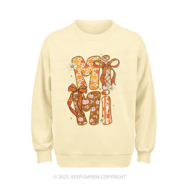 Personalized Glitter Pumpkin Sweatshirt Beepumpkin
