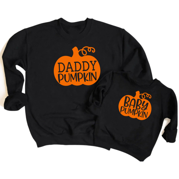 Fall Pumpkin Family Matching Sweatshirt