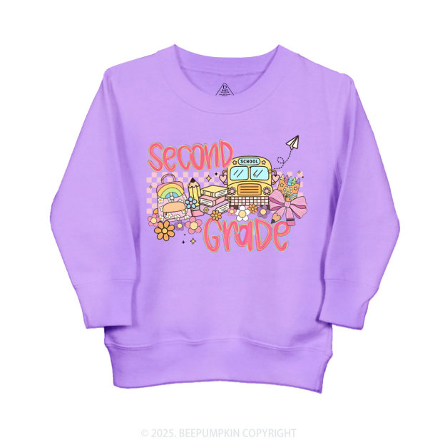 Personalized Happy School Journey Kid's Sweatshirt