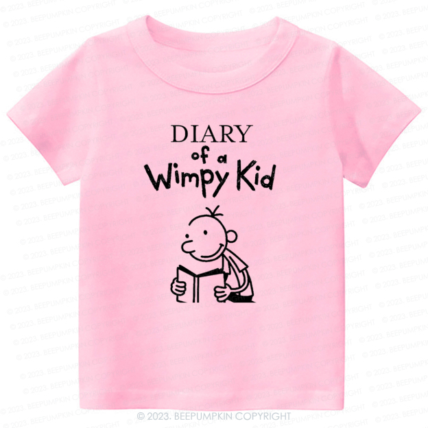 Diary Of A Wimpy World Book Day Kids Shirt