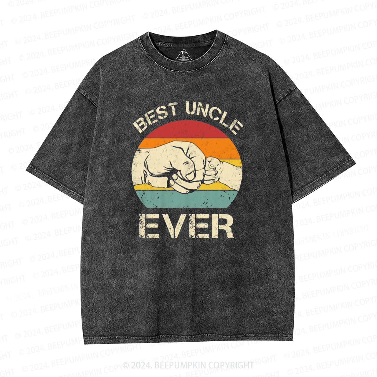 Best Uncle Ever Uncle Washed T-Shirts 