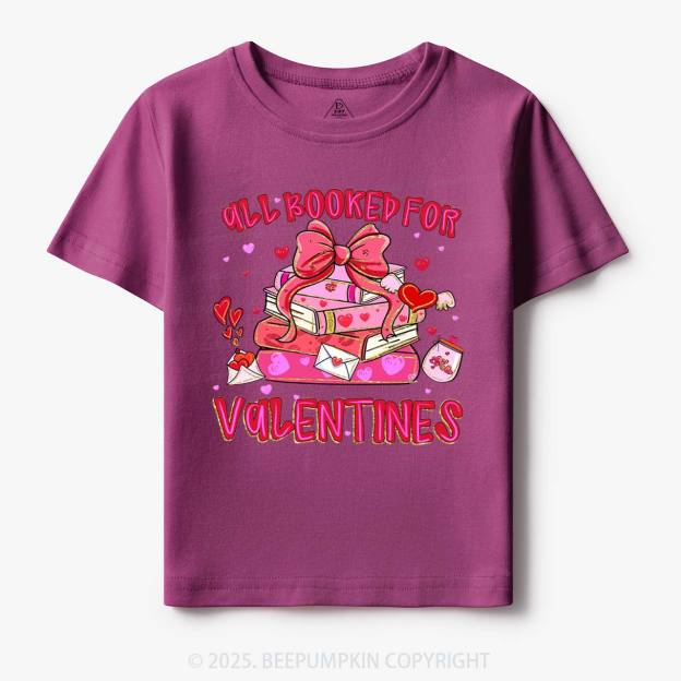 All Booked For Valentine's Day Toddler&Kid's Tees Beepumpkin
