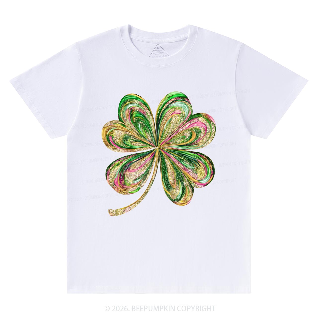 Retro Lucky Shamrock St Patrick's Day T-Shirts Beepumpkin