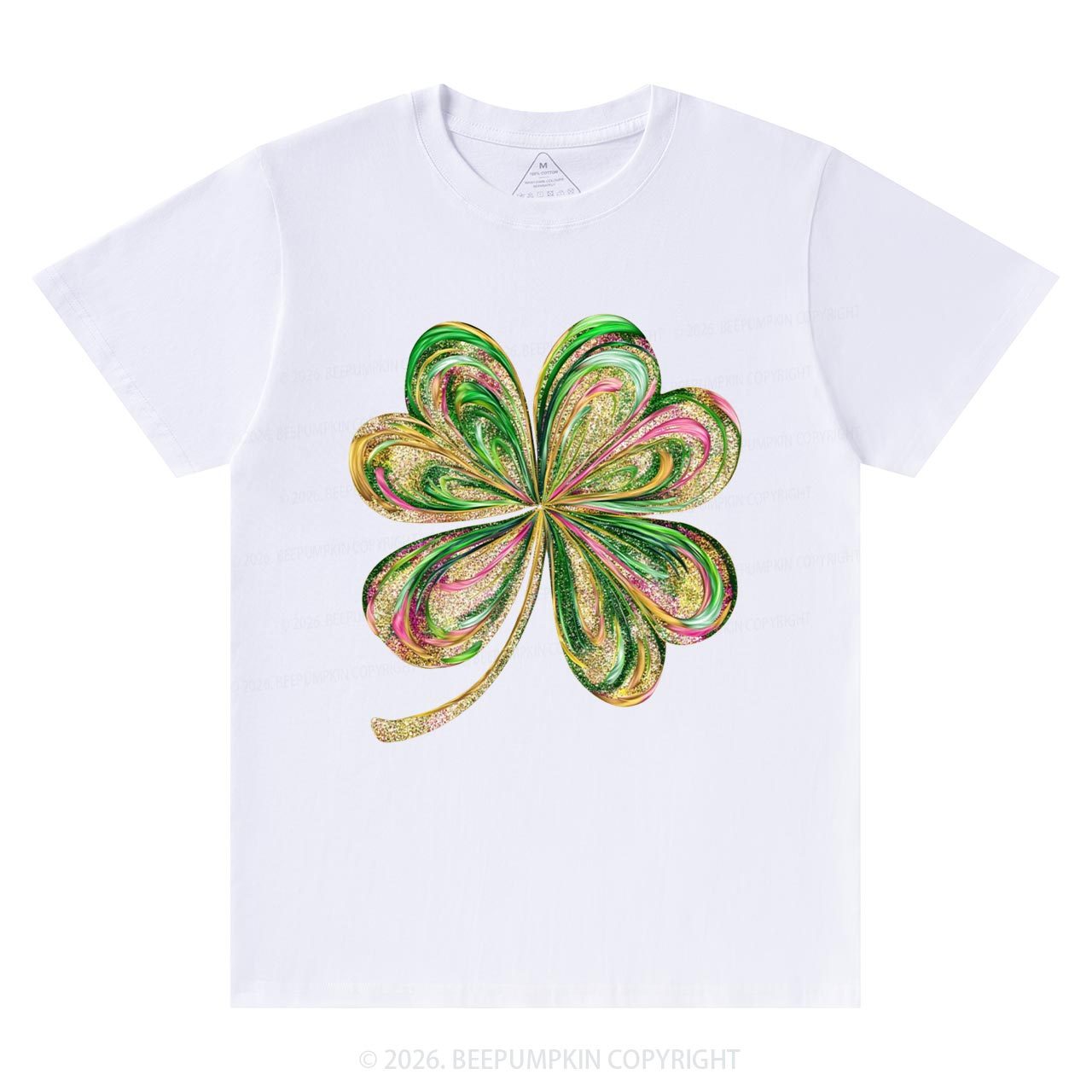 Retro Lucky Shamrock St Patrick's Day T-Shirts Beepumpkin