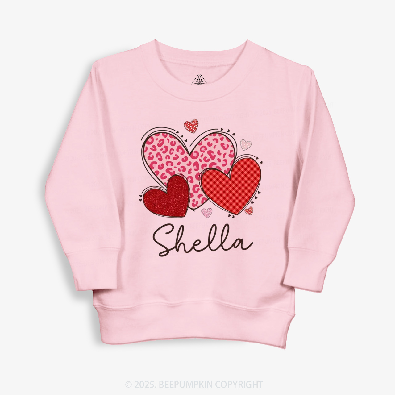 Personalized Lovely Layers Of Love Kid's Sweatshirt
