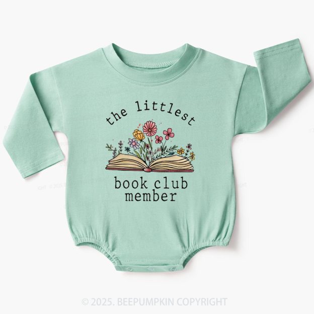 Littlest Book Club Member Baby Bubble Romper Beepumpkin