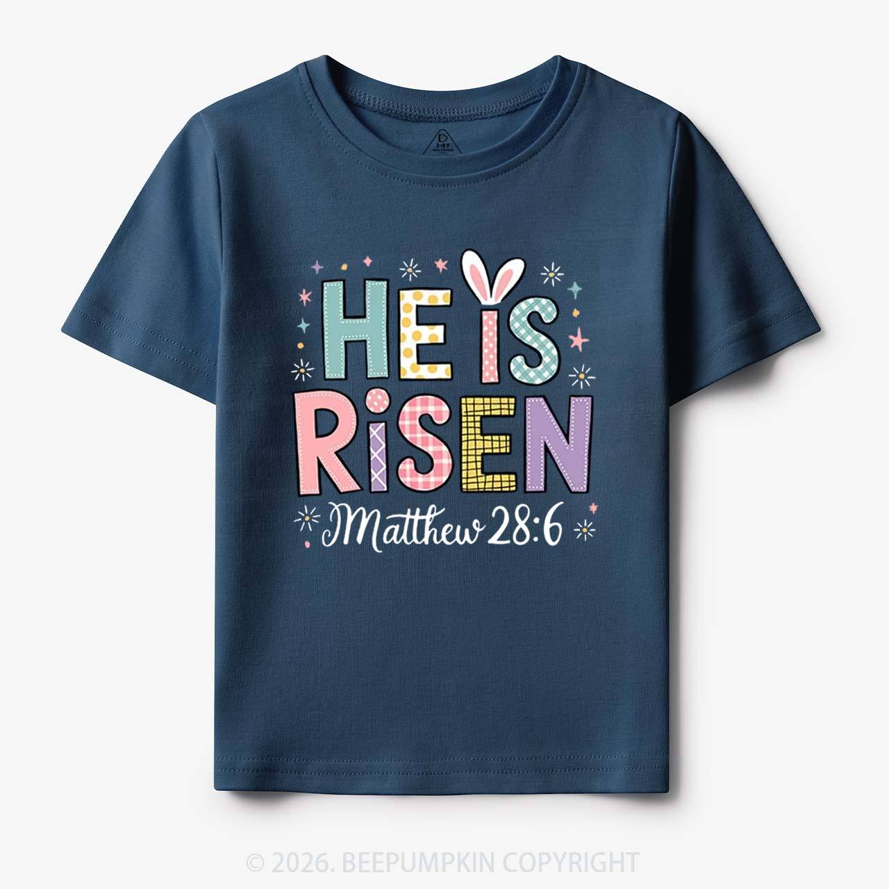 He is Risen Easter Joy Toddler&Kid's Tees