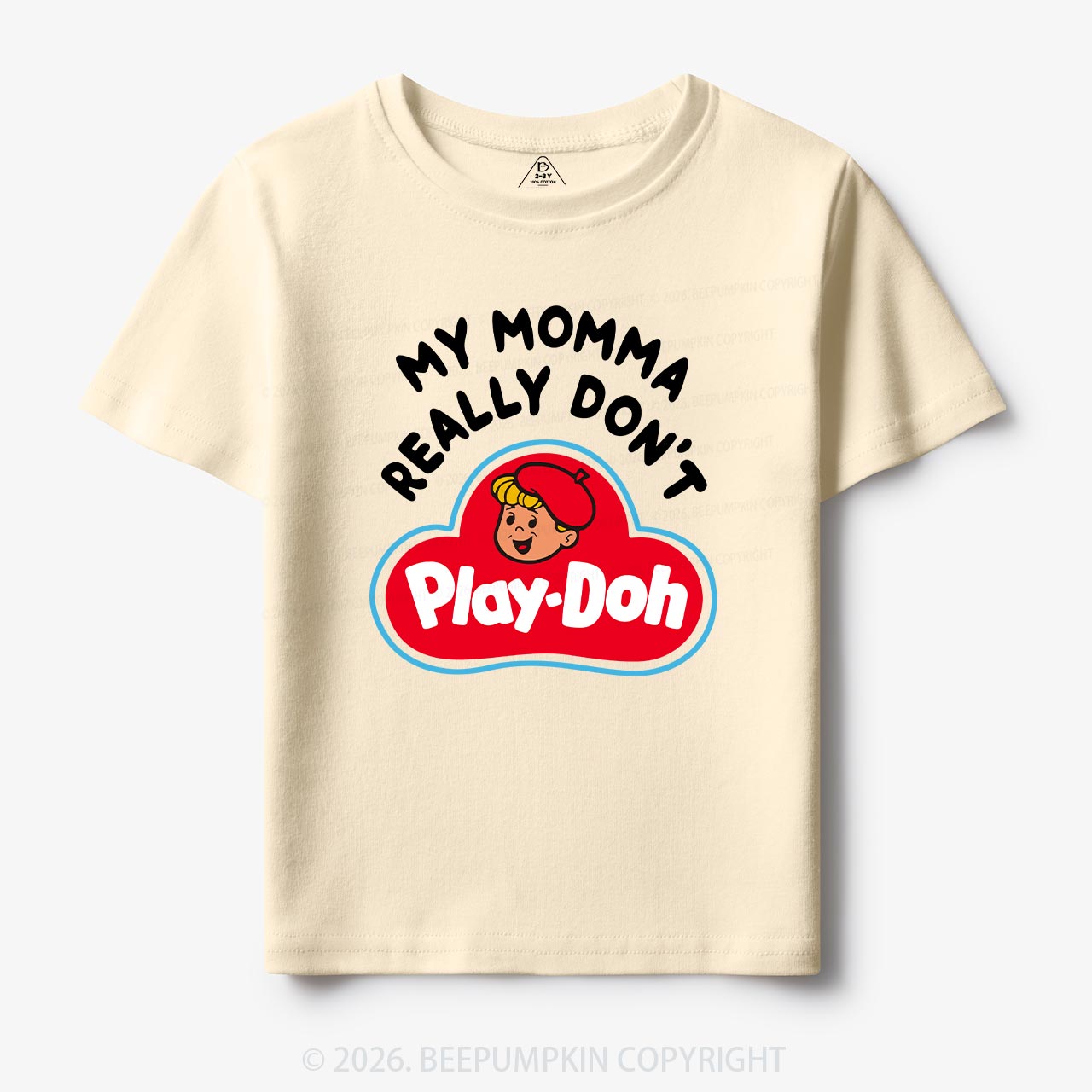 My Momma Really Don't Play-Doh Kids T-Shirt Beepumpkin