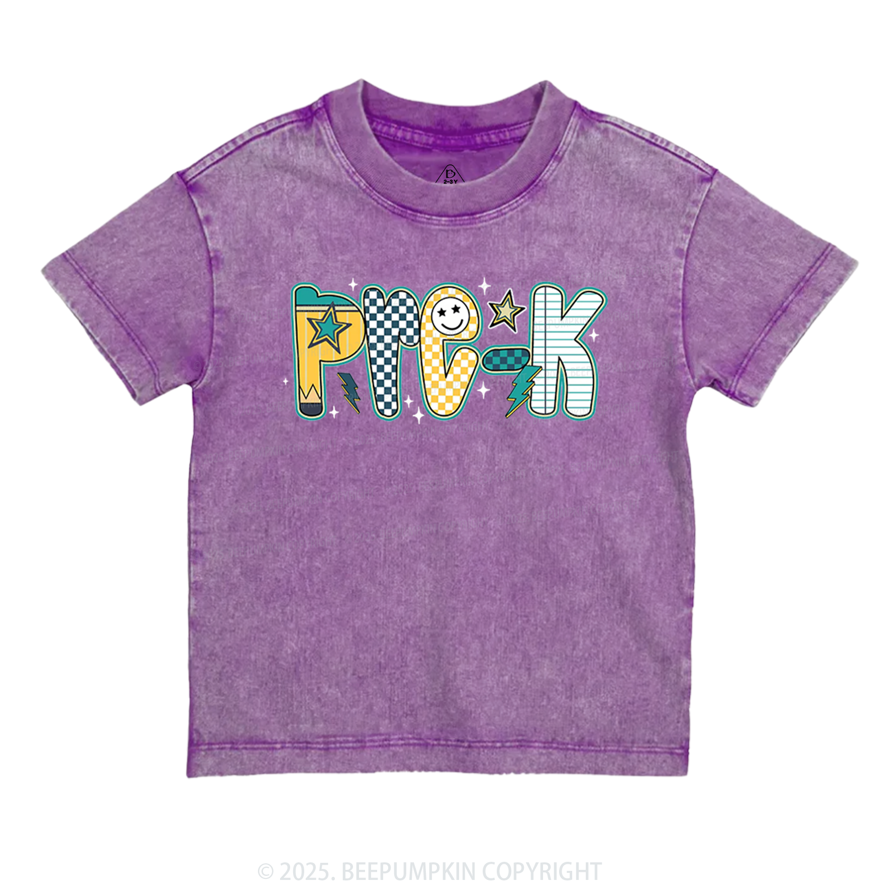 Personalized School Boy Sublimation File Toddler&Kids Washed Tees