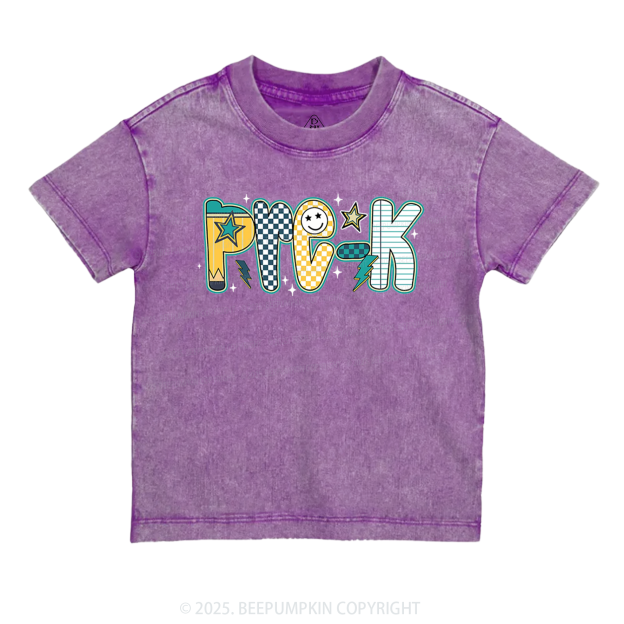 Personalized School Boy Sublimation File Toddler&Kids Washed Tees