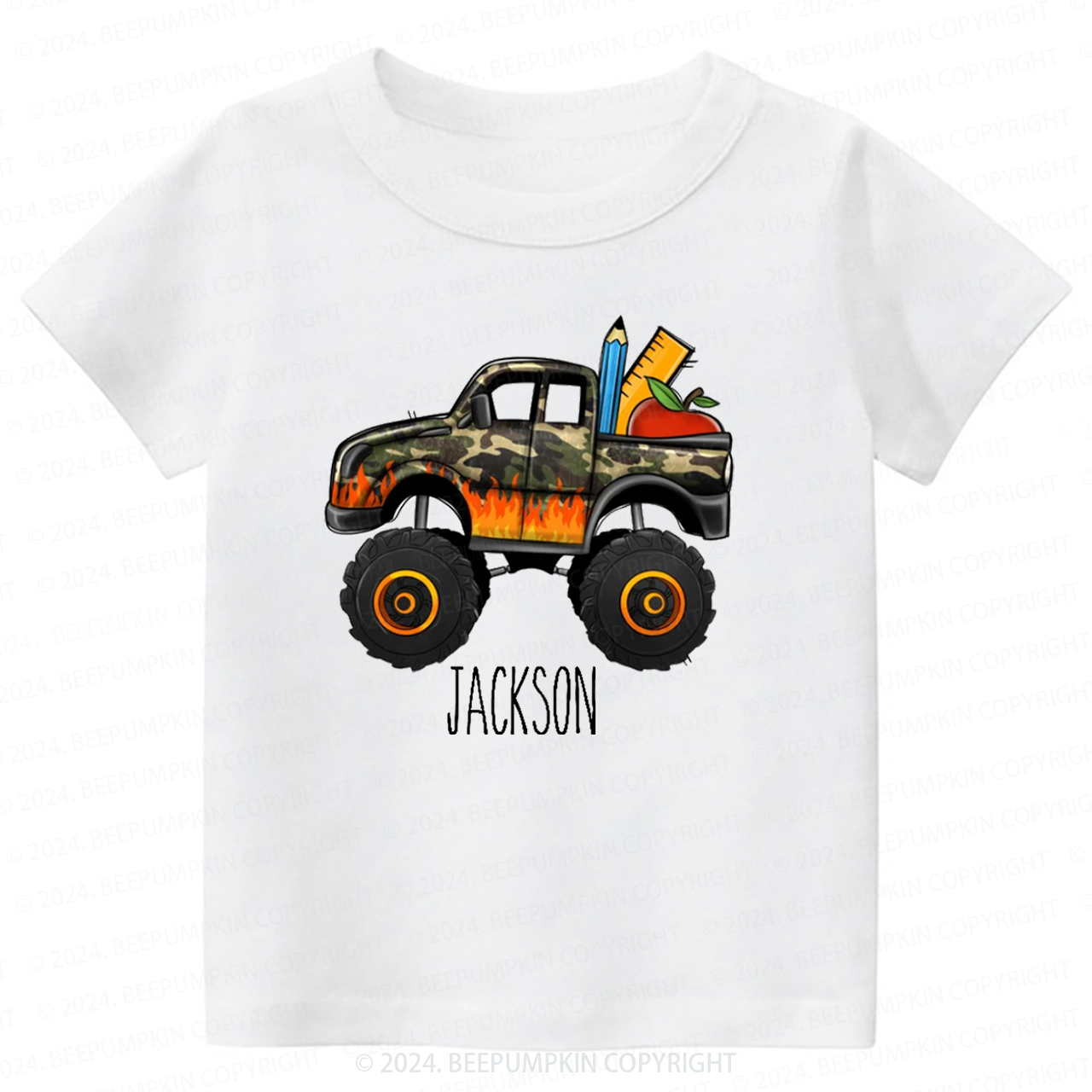 Personalized Truck Back to School Shirt 