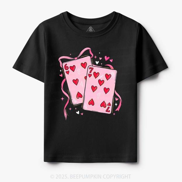 Playing Cards Valentine's Day 67 Toddler&Kid's Tees Beepumpkin