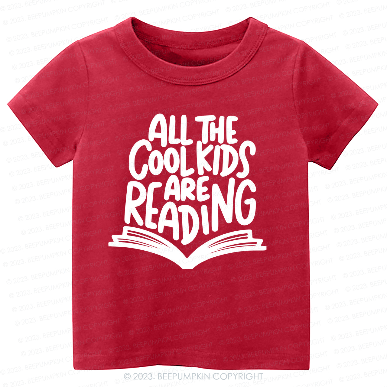 All The Cool Kids Are Reading Kids Shirt