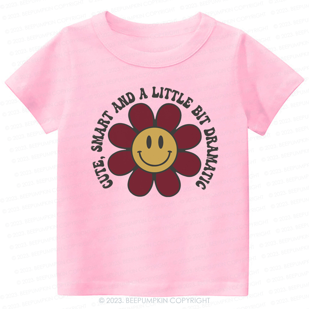 Cute Smart And Dramatic -Toddler Tees