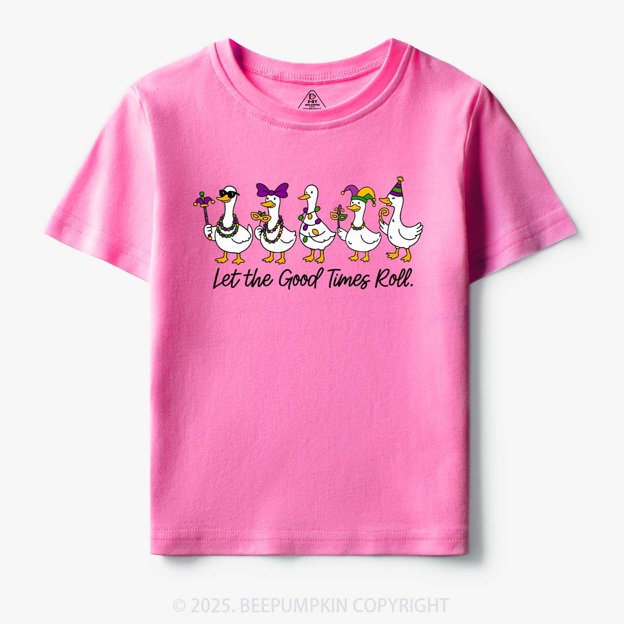 Silly Goose Mardi Gras Toddler&Kid's Tees Beepumpkin