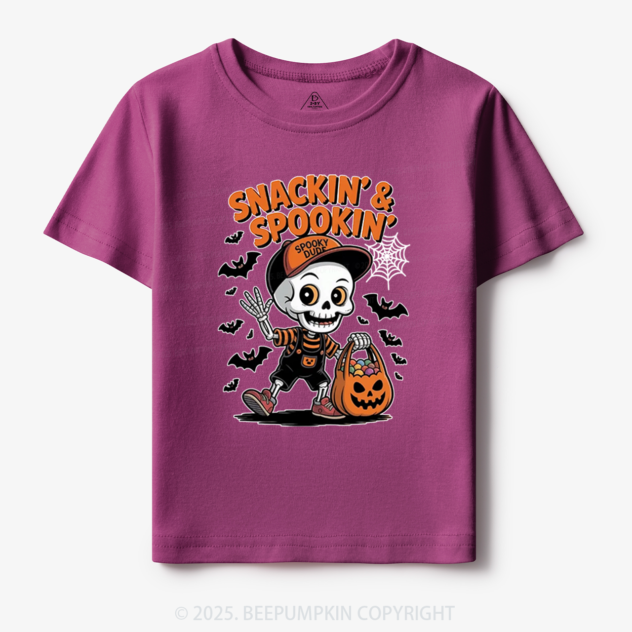 Snackin' & Spookin' Toddler&Kid's Tees Beepumpkin