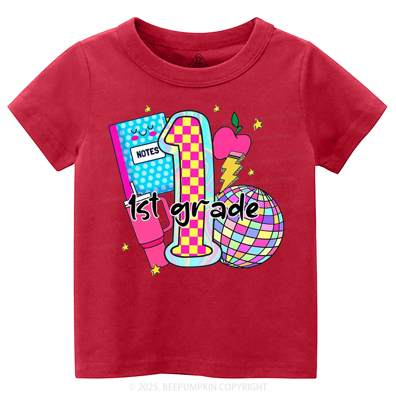 Personalized Grade Glow Collection Toddler&Kid's Tees Beepumpkin